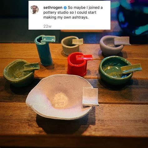 Seth Rogen Makes His Own Pottery And Shares His Creations On Instagram