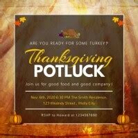 1.2K+ Free Thanksgiving Greeting Video Templates | PosterMyWall