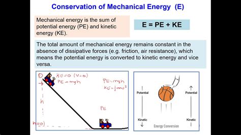 15 - Energy 3 - Conservation of Mechanical Energy - YouTube