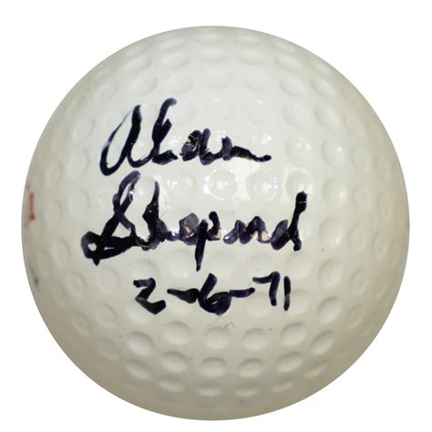 Lot Detail - Astronaut Alan Shepard Signed Polara Golf Ball w/ 'Moon ...