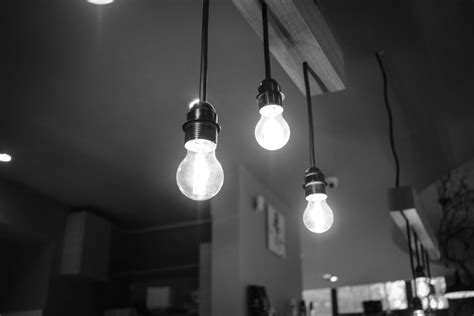 Lighted Pendant Lights · Free Stock Photo