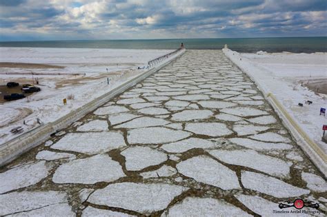 Winter Storm Brings Lake Michigan Rare Ice 'Sculptures' - Newsweek