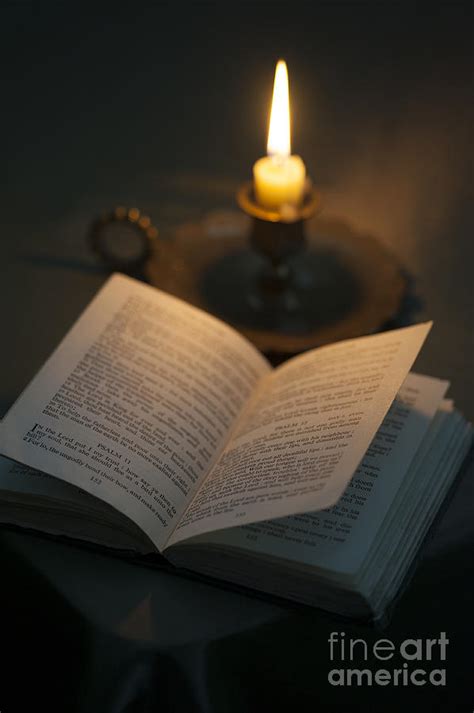 Holy Bible By Candle Light Photograph by Lee Avison - Fine Art America