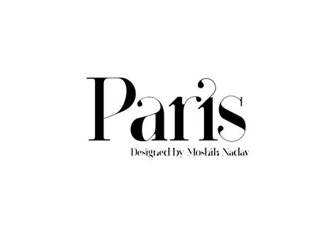 Design Fixation: {Typeface Tuesday} Paris Font