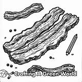 Bacon Coloring Pages  Free & Printable sketch template
