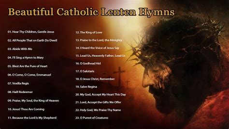 1 HOUR of beautiful Catholic Lenten Hymns - Songs of Lent, Music for ...