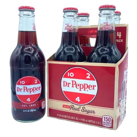 355ML DR PEPPER GLASS BOTTLES 24 PACK