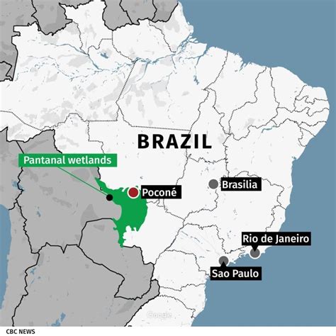 A huge wetland is burning in Brazil, and the fires are far bigger than ...