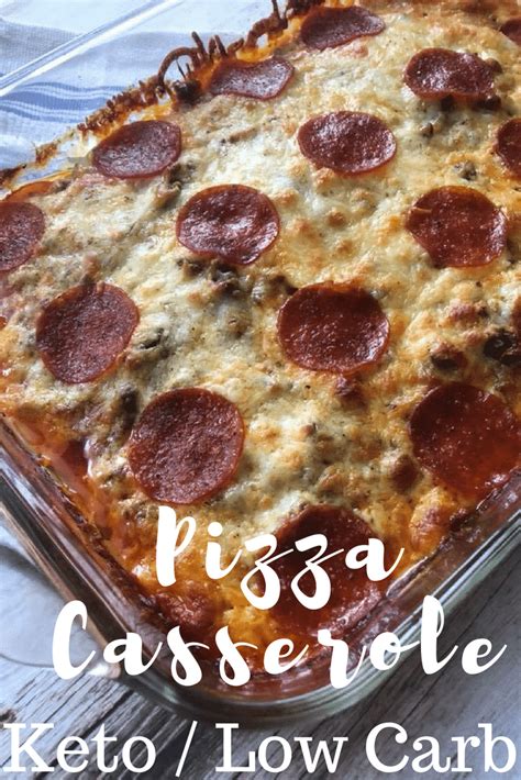 Keto Pizza Casserole {Keto / Low Carb} | Kasey Trenum