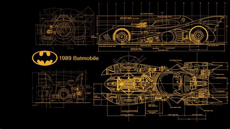 Batmobile 1989 Blueprints by kharec84 on DeviantArt