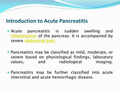 PPT - Acute pancreatitis causes symptoms and treatments PowerPoint ...