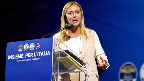 Italy’s Giorgia Meloni poised to win election as Europe turns right ...