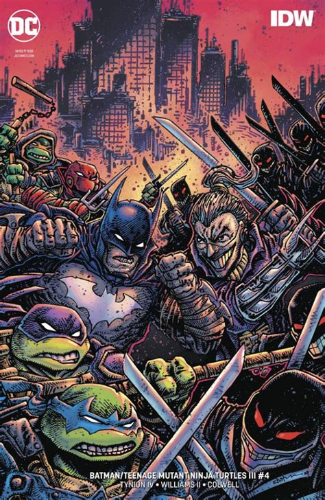 Batman / Teenage Mutant Ninja Turtles III #4 (Variant Cover) | Fresh Comics