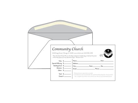 Custom Church Envelopes | Custom Church Tithing Envelopes