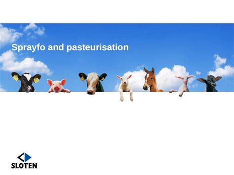 (PPT) Sprayfo and pasteurisation. Risks Economics Conclusions Types of ...