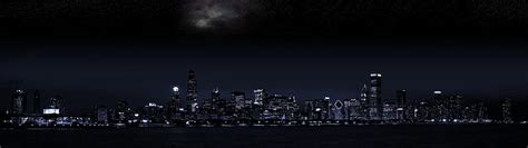 HD wallpaper: night city, dual monitor, the dark background | Wallpaper ...