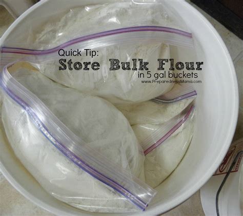 Quick Tip: Store Bulk Flour | PreparednessMama