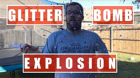 GLITTER BOMB EXPLOSION - HOW IT WORKS - YouTube