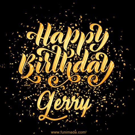 Happy Birthday Card for Gerry - Download GIF and Send for Free | Funimada.com