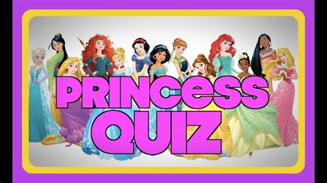 Disney Princess quiz - YouTube