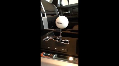 Dodge ram r/t hurst shift knob - YouTube