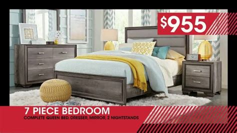 Rooms to Go January Clearance Sale TV Commercial, 'Seven Piece Bedroom Set: $955' - iSpot.tv