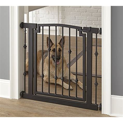 Emperor Rings Pet Gate Finish: Black, Size: Large (32" H x 34-39" W x 1" D) ** More info could ...