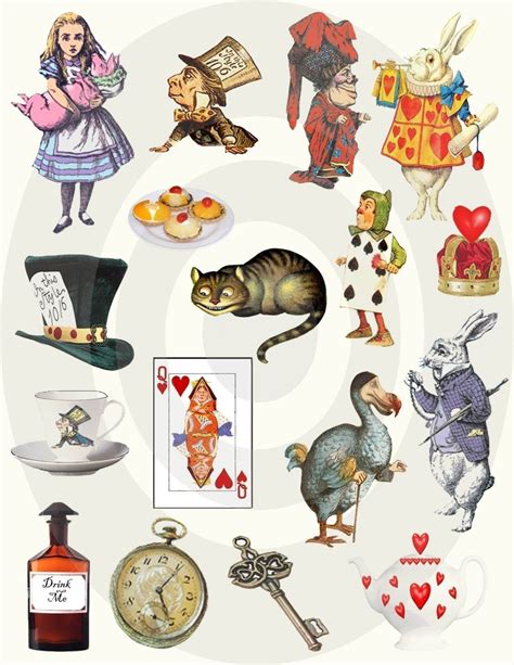 Printable Alice In Wonderland Characters