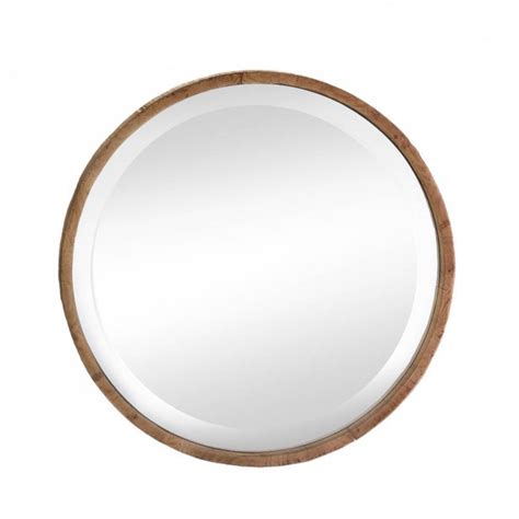 ROUND WOOD FRAME WALL MIRROR - Walmart.com