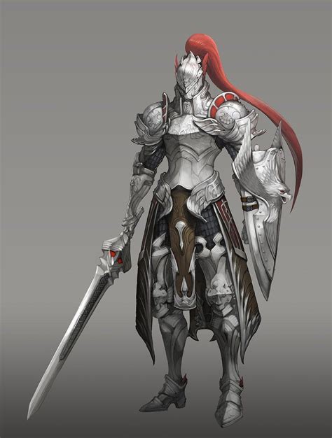 ArtStation - 기사_knight, Yong Hwan Shin | Fantasy armor, Concept art ...