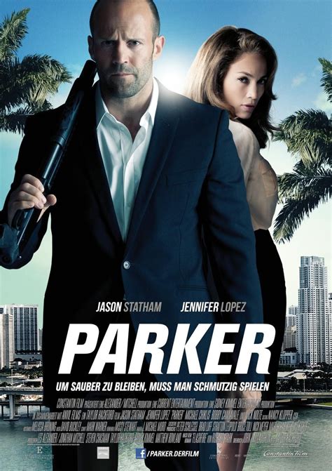 Check out the international poster for Parker which sees Jason Statham team up with Jennifer ...