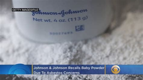 Johnson & Johnson Recalls Baby Powder Due To Asbestos Concerns - YouTube