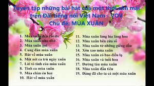 cac bai hat xuan hay - xuân sắp về rồi - nghe cho có không khí xuân