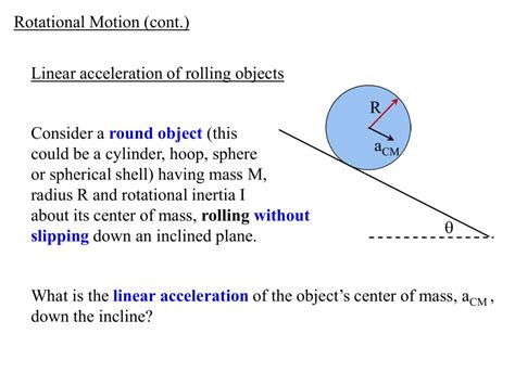 Linear Acceleration