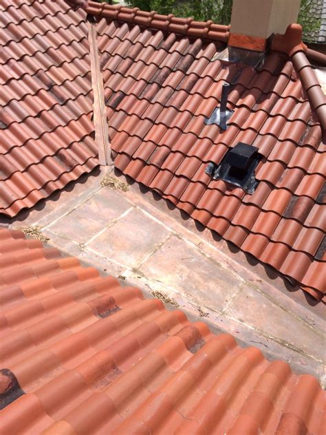 Copper pitch pocket on a Ludowici Spanish clay tile roof. | Ludowici ...