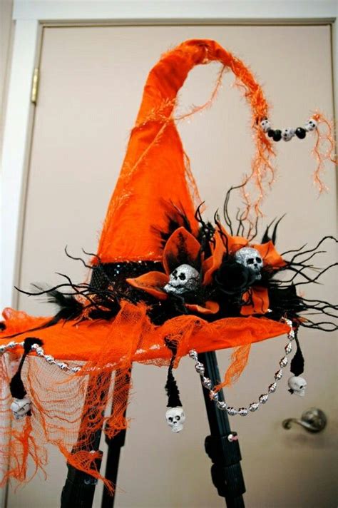 Witch hat | Halloween decorations, Halloween inspiration, Halloween hacks