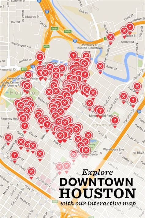 Navigate your way through Downtown Houston with our Interactive Map. Houston Texas Living ...