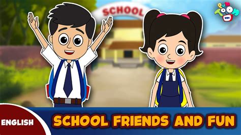 School Friends And Fun | Good Habits | Study Hacks | English Moral Stories | PunToon Kids - YouTube