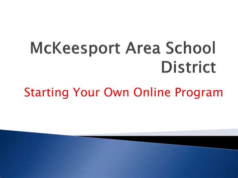 PPT - McKeesport Area School District PowerPoint Presentation, free download - ID:2224459