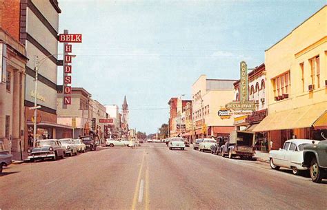 Valdosta Georgia Downtown Business Section Street Scene Vintage Postcard AA30161 - Mary L ...