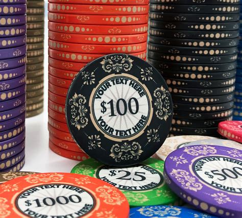 Die viktorianische Keramik Custom Poker Chip Set 25 Chips | Etsy