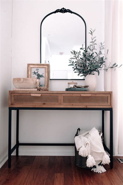 How to Decorate a Console Table: 5 Simple Tips - Happily Inspired