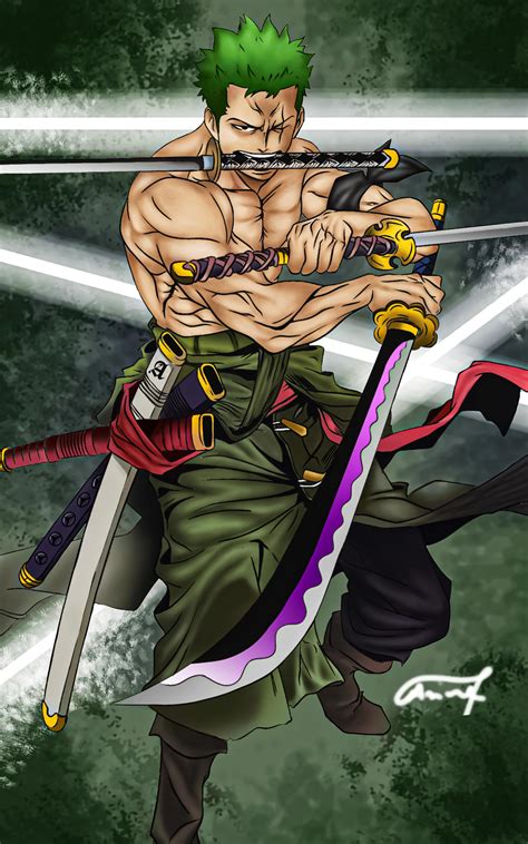 My fanart for roronoa zoro san torio : r/OnePiece