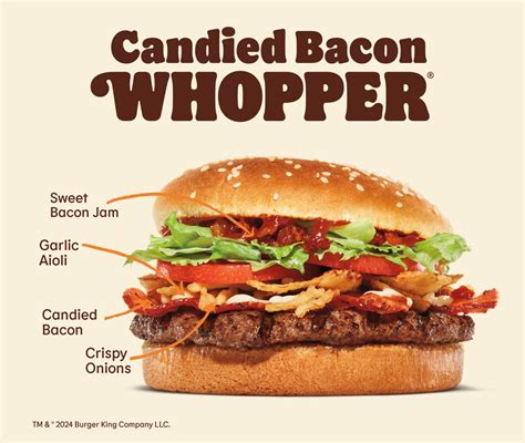 Burger King Is Adding a New Candied Bacon Whopper&Fish Sandwich To the Menu