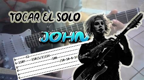 JOHN 5 Solo SWEET DREAMS | Como Tocar el Solo de John 5 - YouTube