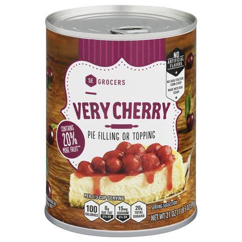 SE Grocers Very Cherry Pie Filling Or Topping 21 Ounces (21 ounces) | Winn-Dixie delivery ...