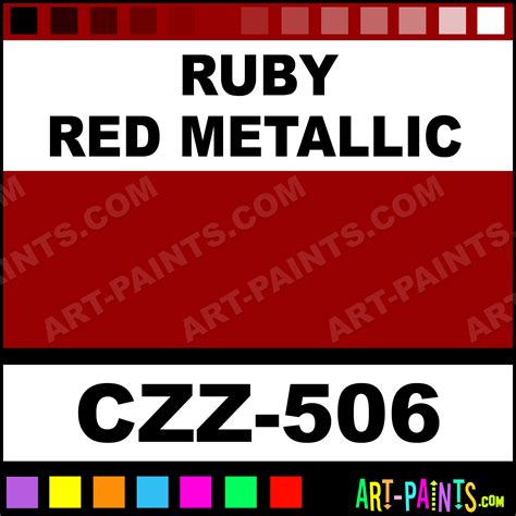 Ruby Red Metallic Cand E Z Airbrush Spray Paints - CZZ-506 - Ruby Red Metallic Paint, Ruby Red ...