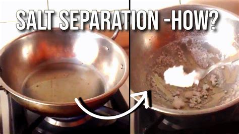 How to separate Salt Solution by Evaporation Science Experiment - YouTube