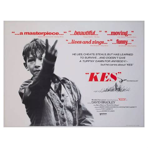 "kes 1969" Original Uk Quad Film Movie Poster, Quotes Style, Ken Loach ...