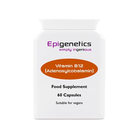 Vitamin B12 (Adenosylcobalamin) pack of 60 capsules - Epigenetics